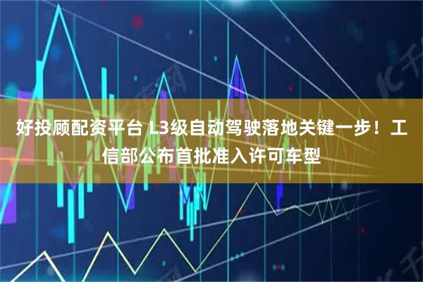 好投顾配资平台 L3级自动驾驶落地关键一步！工信部公布首批准入许可车型